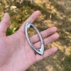 Oval 2-inch silver (main accessories)