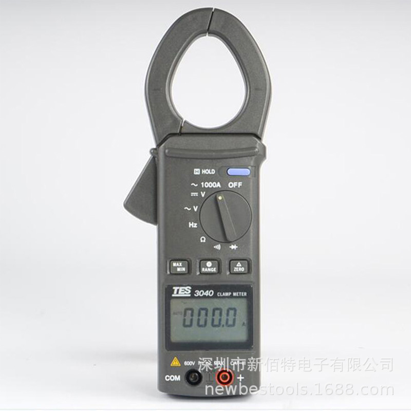 钳表TES3040万用表1000A电流表电工电路维护CIE-2606交流AC电压