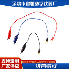 厂家供应 组合接线导线 20cm 30cm 40cm 教学仪器 教学器材 厂家