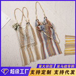 手工编织包棉线包民族风镂空单肩包大容量托特包女包夏日风沙滩包