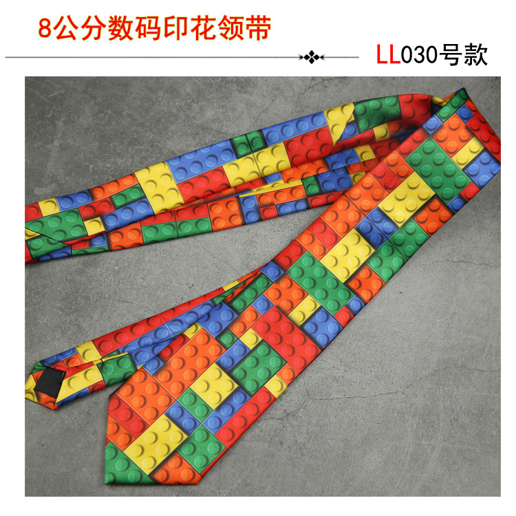 트렌디한 틈새 넥타이 스타일 030