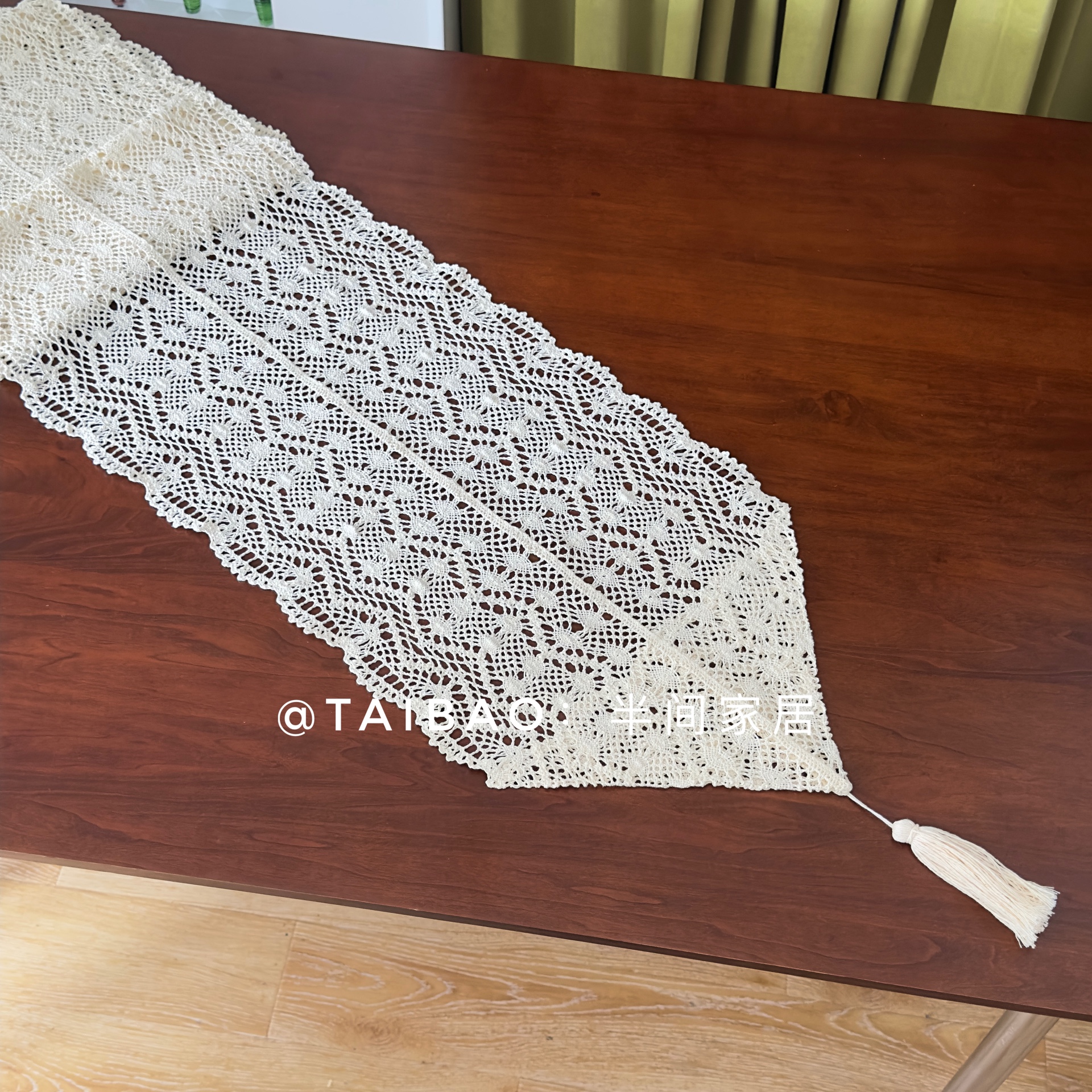 @wave flower width 27cm [hanging tassel style]