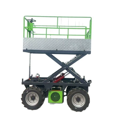 Wheel Hydraulic Self-Propelled Lift Mobile Scissor Lift Table Orchard Picking Truck Diesel Lift Platform (Avtomobil fırlanan platformaları) - ls-1-advance-payment