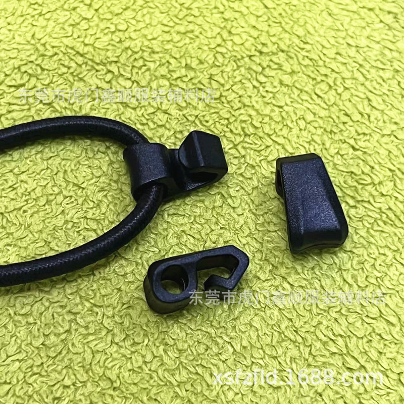 New 4mm Hole Plastic Small Hook Plastic Tent Hook Elastic Rope Adjustment Buckle Lanyard Accessories Open Buckle
