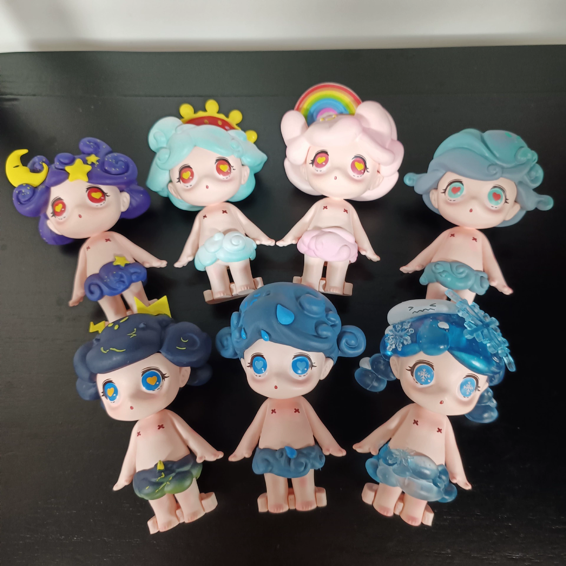 7 видов серии LuLu Weather Girly Heart Healing Internet Celebrities Live Broadcast Blind Bags Handmade Office Gift Collection Ornaments
