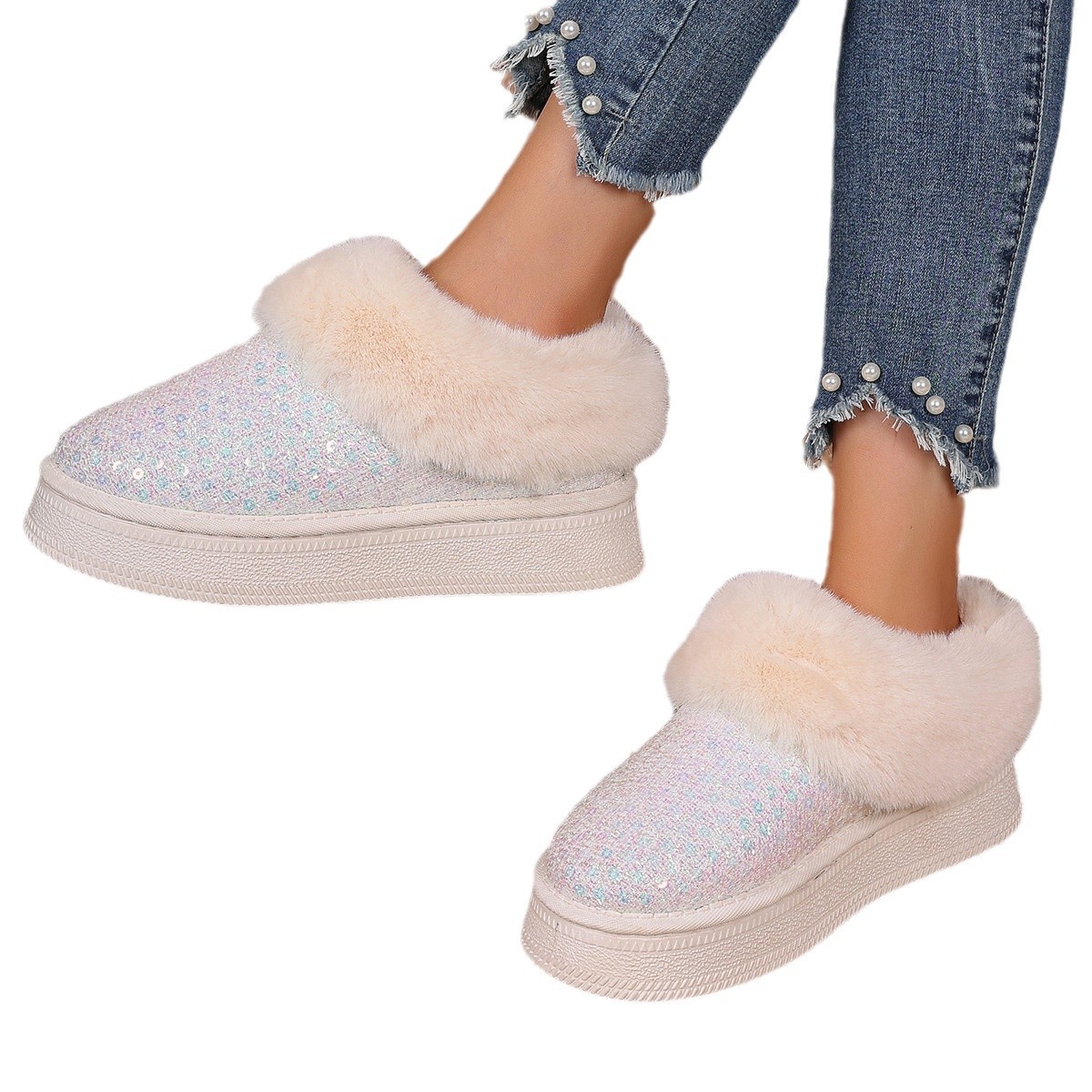Women's large size snow boots for women winter new foreign trade…
