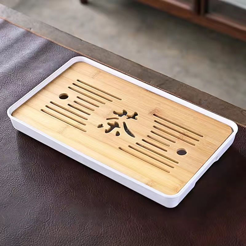 茶盘竹制家用新款沥水轻奢茶台小型储水功夫现代简约茶具托盘干泡|undefined