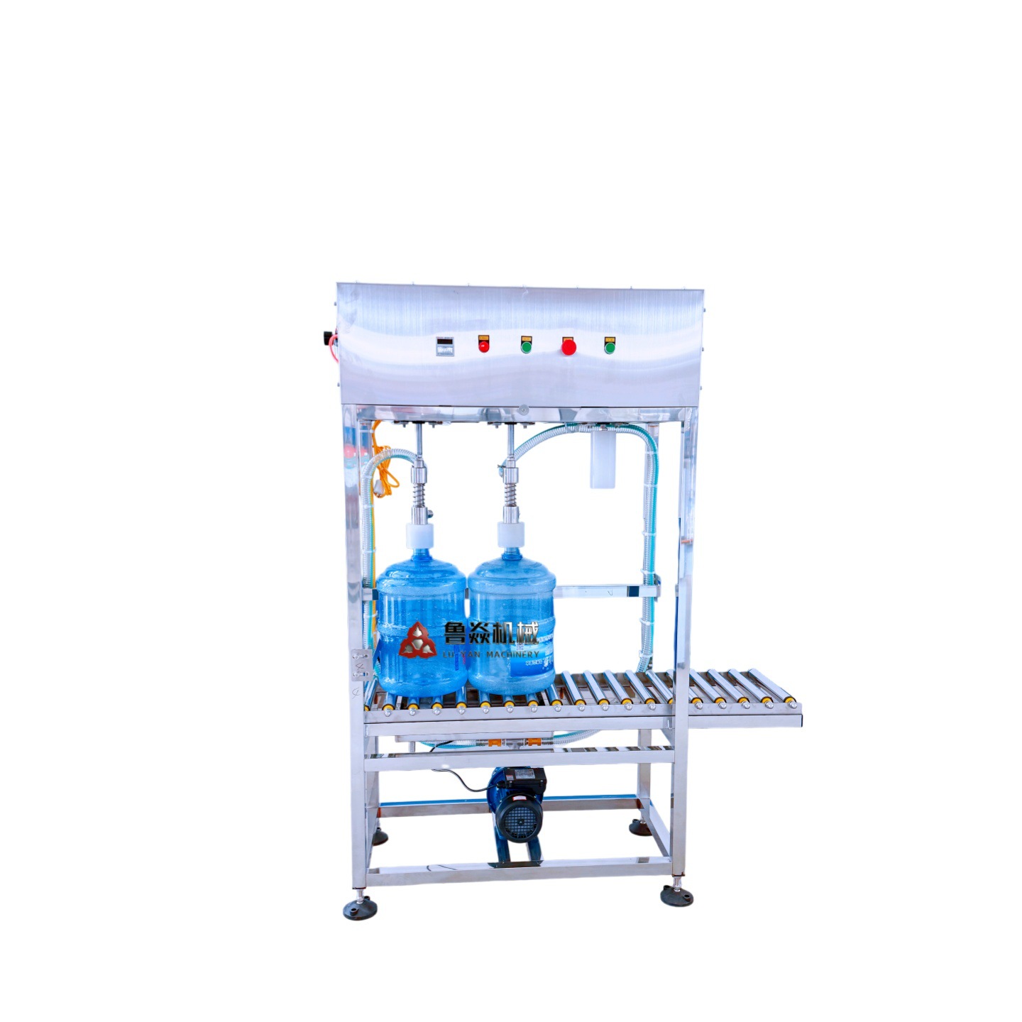 Máquina de llenado cuantitativo semiautomática de agua en barril pequeña gran barril de agua mineral agua pura equipo de llenado de galones de barril
