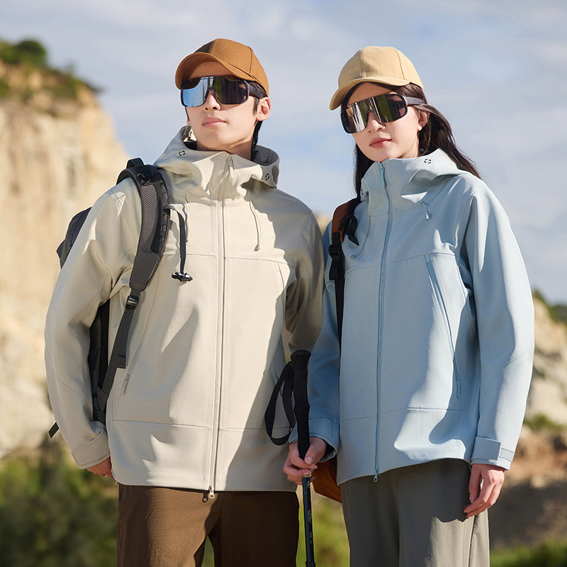 Giacca antipioggia unisex color dopamina – Antivento e impermeabile per tutte le stagioni (1500 mm) con cuciture completamente termosaldate (S-4XL) | Poliestere reattivo per esterni_voghion.com