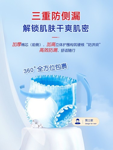 Senior Comfort Adult Pull-Up Pants for Men - 80 Sheets Senior Disposable Underpads for Elderly