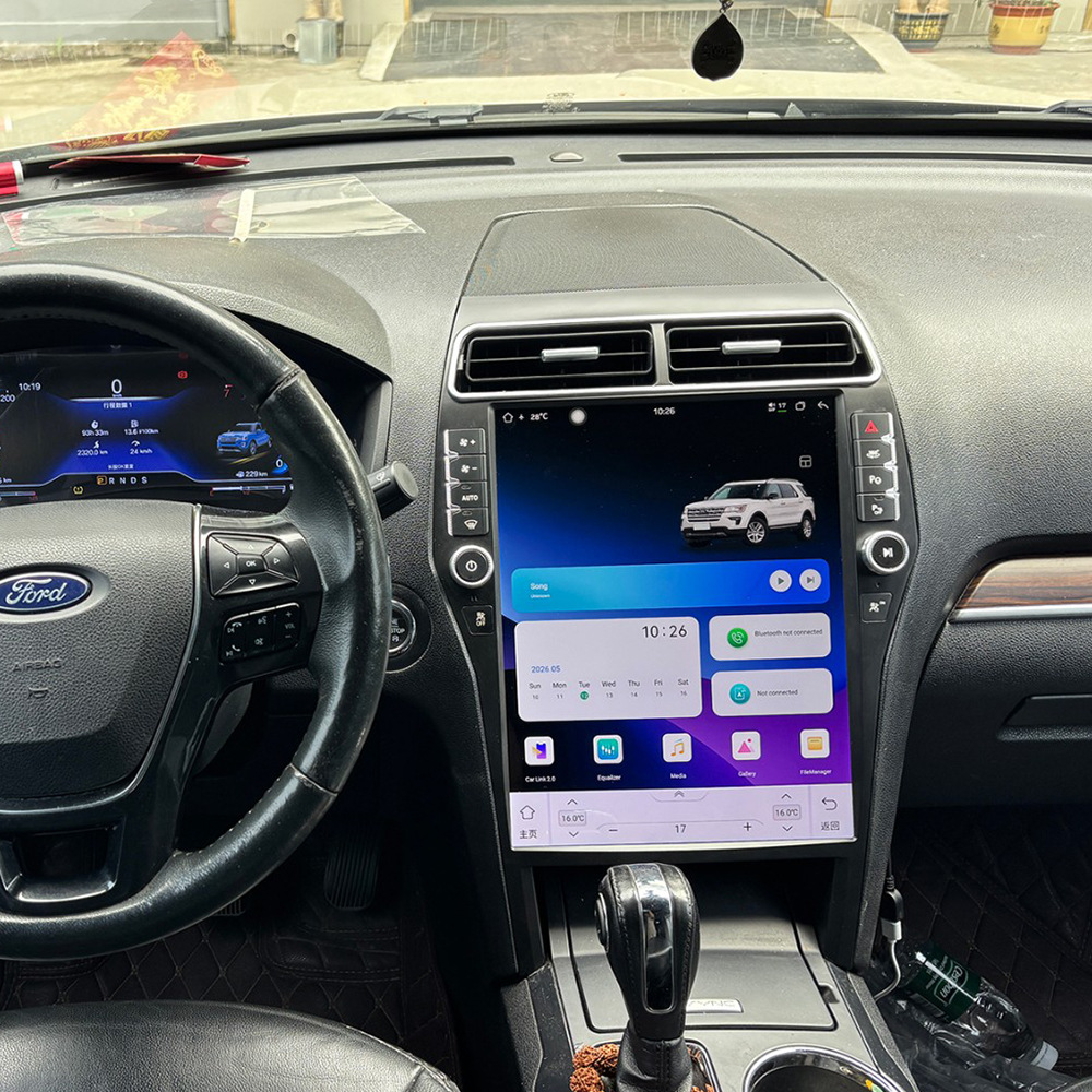 Suitable for Ford Explorer 11-18 models, 16.2-inch 4K car-mounted large-screen navigation modification central control display