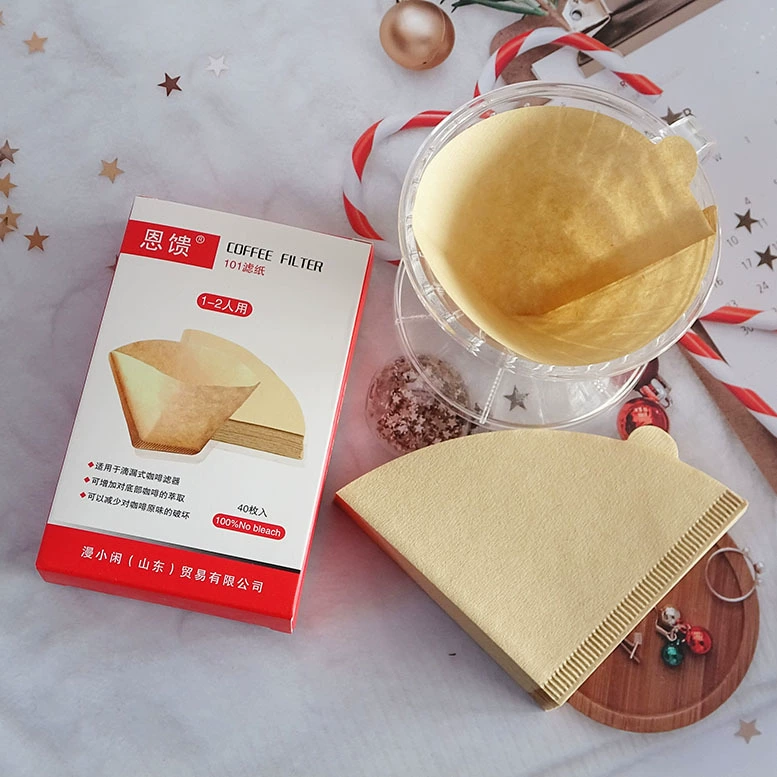 Американский кофейник ручная фильтровальная бумага 102 веерная капельная капельная фильтровальная бумага коническая V60 стакан фильтр бумажный мешок