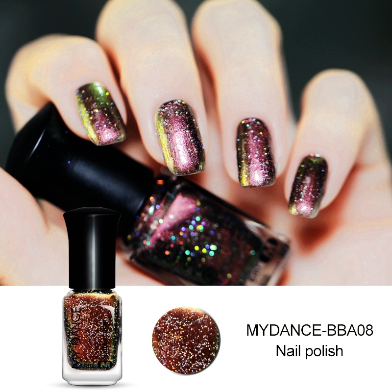 Nuevo esmalte de uñas camaleón aceitoso no pelado insípido de larga duración sin hornear fábrica al por mayor Internet celebridad cielo estrellado manicura