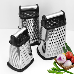 Stainless steel four-sided grater hotel kitchen vegetable cutter melon and fruit grater ginger garlic potato radish shredding tool