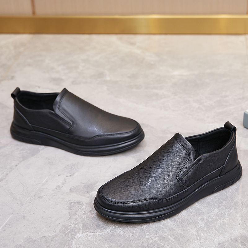 Men's comfortable breathable casual leather shoes_voghion.com