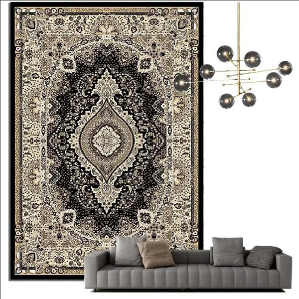 Retro carpet for living room