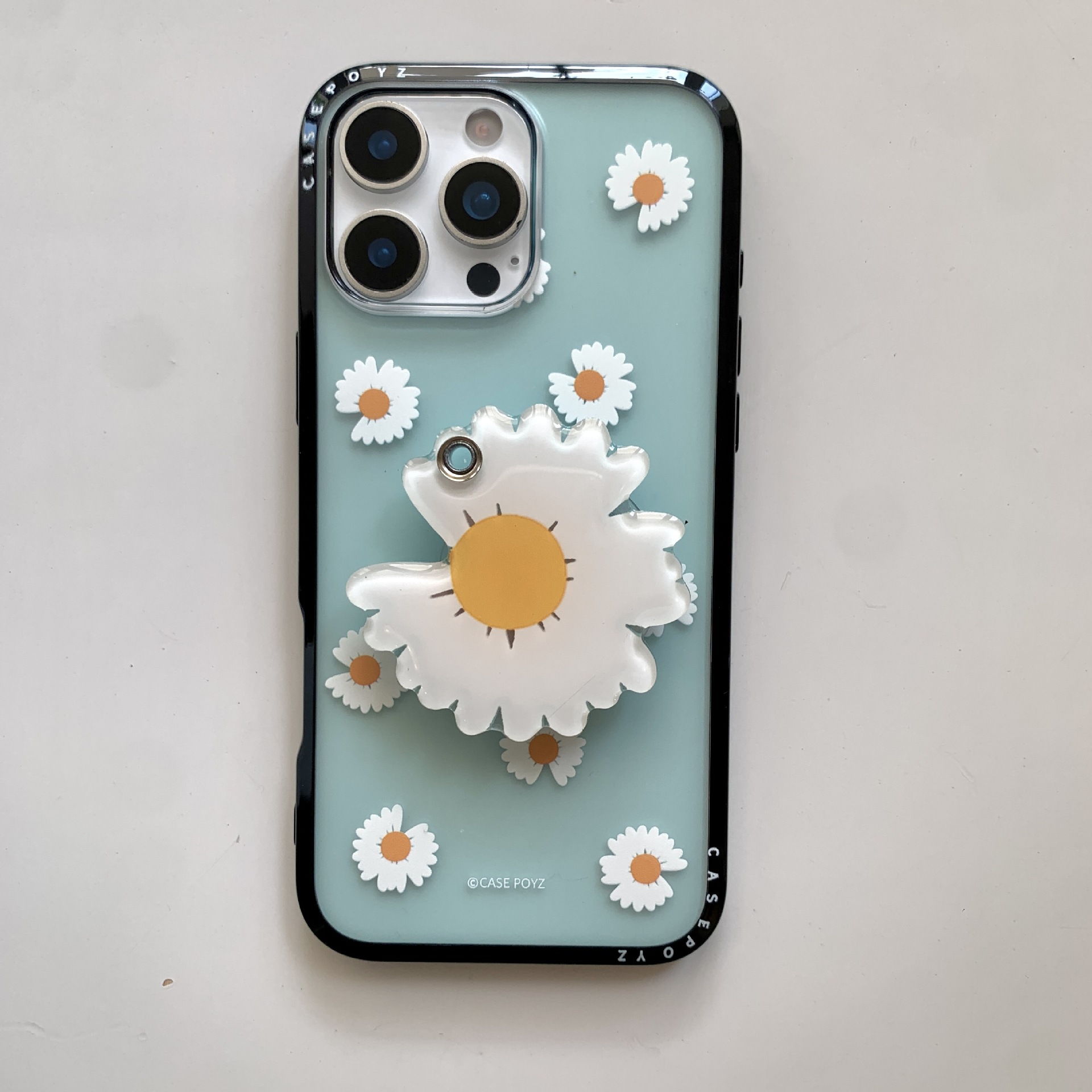 Pequeñas flores frescas y simples para Apple 16ProMax funda para teléfono 15Pro soporte 14/13 menta verde 15PM