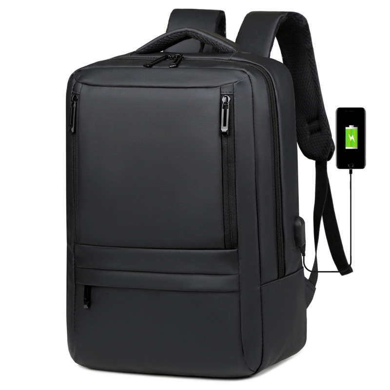Large-Capacity Film Backpack Men's Business Trip Computer Backpack Multi-Functional USB Charging College Student Bag