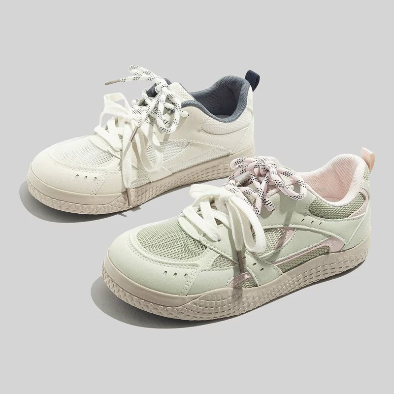 Обувь для тренировок Glacier Land от (Glacier Land Training Shoes) с сеткой dopamine, высокоточная повседневная обувь с двойной шнуровкой, круглый нос, однотонная обувь 6872