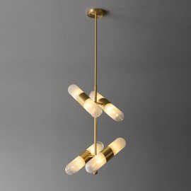 创意客厅吊灯家用现代简约餐厅灯具工业风铁艺卧室吸顶灯酒吧装饰