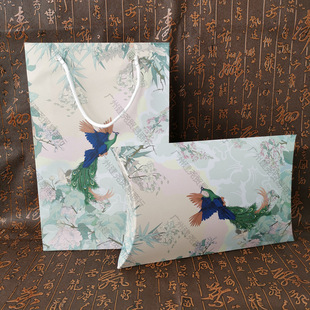 Silk Scarf Packaging Bag Commercial Gift Box Bag Packaging Inner Bag Empty Box Silk Silk Silk Bag Box Gift Box Scarf