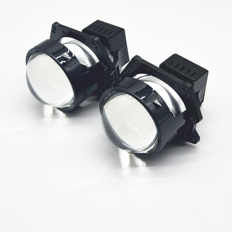Taza de lámpara LED de una sola lámpara, lente de doble luz, luz alta y corta integrada del faro del automóvil, conveniente para instalar y brillante image 3
