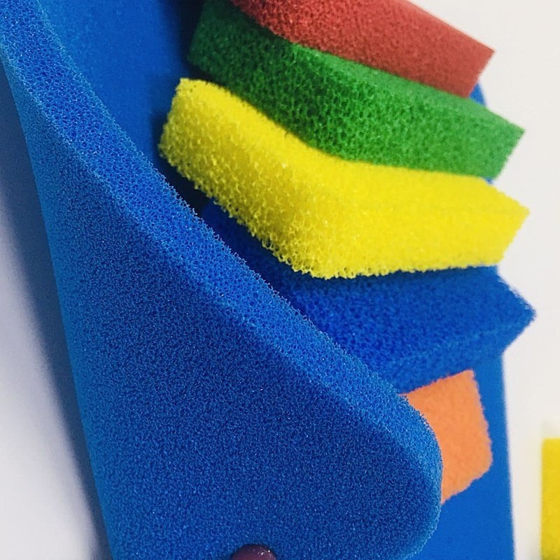 厂家供应聚氨酯泡胶过滤棉10mm硅胶开孔高温烫台PU海绵片材