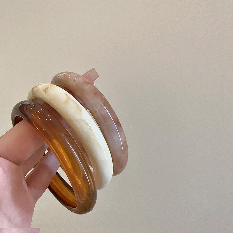 Nueva pulsera redonda manchada china moda celebridad de Internet con el mismo estilo pulsera de temperamento nicho retro joyería de alta gama al por mayor