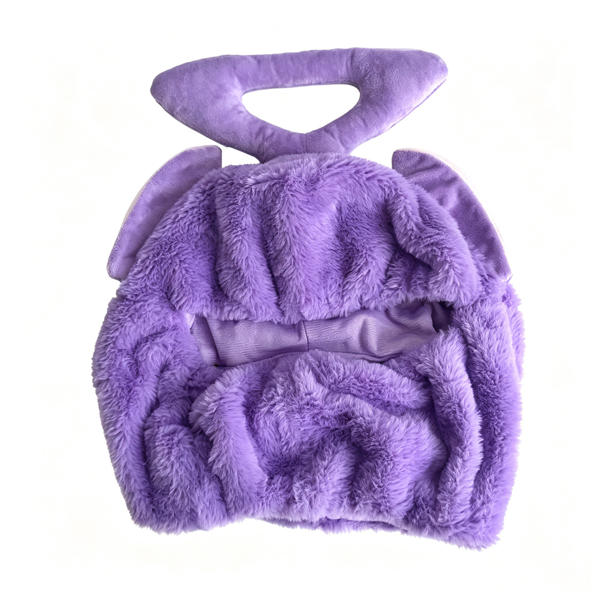 Teletubbies plush helmet cover for outdoor cycling, scratch-resistant helmet cover, funny and unique motorcycle helmet cover