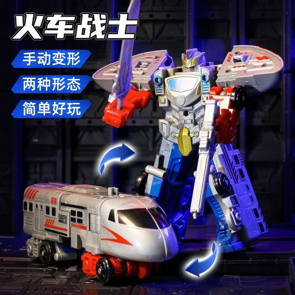 C993 silver high-speed rail transforming robot-bag
