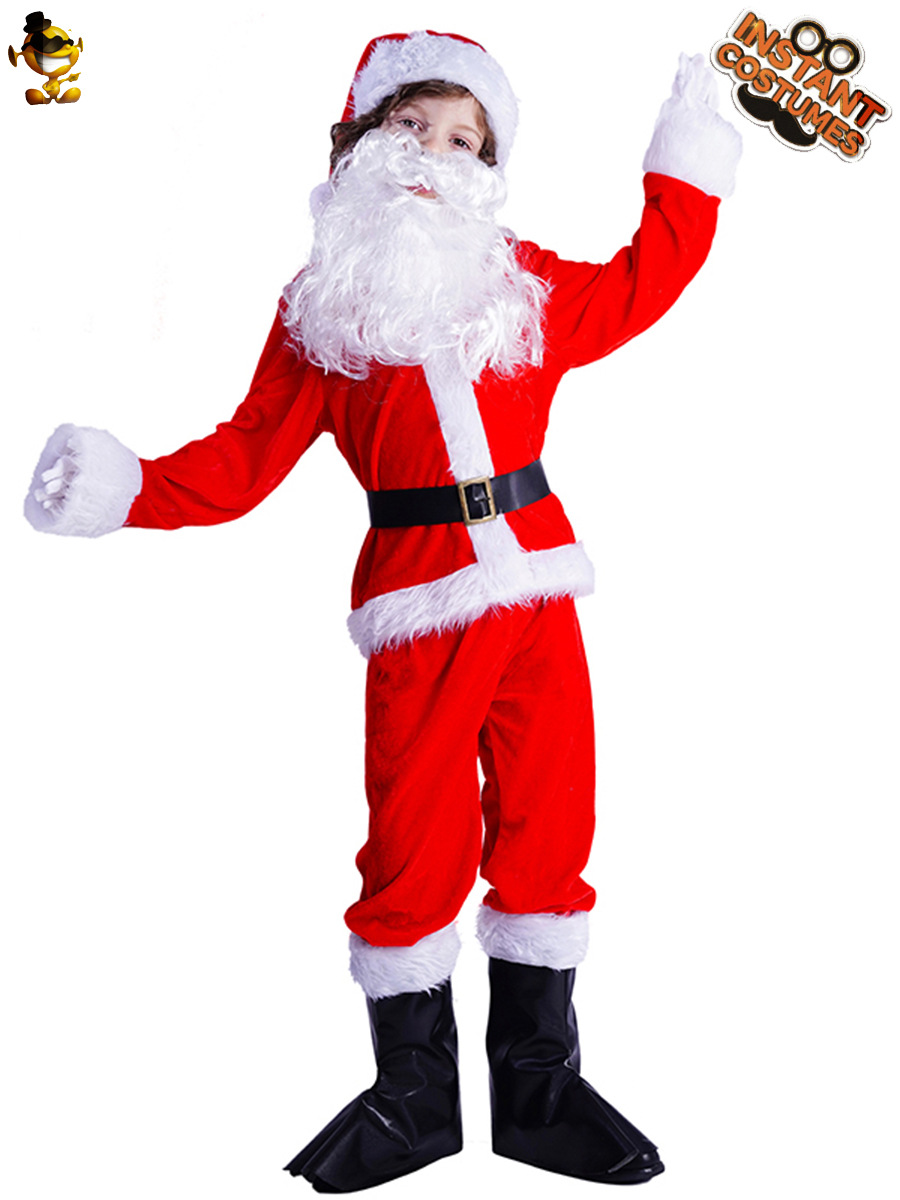 Traje de Navidad para niños traje de cosplay de Navidad para niños traje de rendimiento de etapa de Navidad