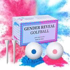 性别揭示高尔夫球 gender reveal 派对男孩女孩派对气氛用品道具