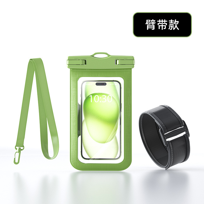 BSCI工厂手机防水袋可触屏 跑步臂包游泳防水包8级防水手机袋定制|undefined