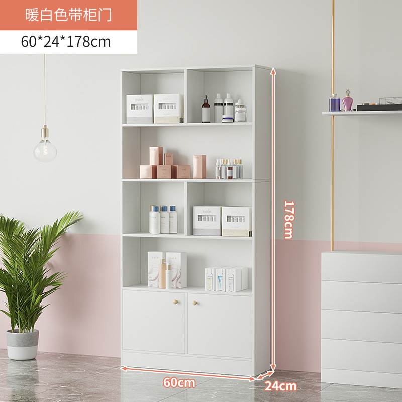 Cosméticos vitrina simple salón de belleza producto vitrina estante manicura peluquería vitrina materno e infantil tienda contenedor