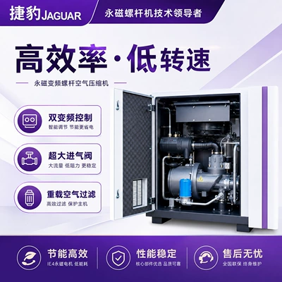 Jaguar air compressor + air storage tank + cold dryer air compressor station, variable frequency energy-saving air compressor ZLS40Hi (Hava kompressorları)