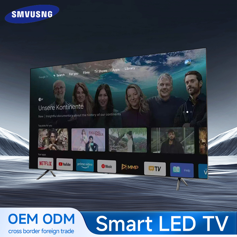 Customized Foreign Trade Led Tv System Language Cross-Border 50-Inch 55-Inch 60-Inch 4K Smart Lcd Tv