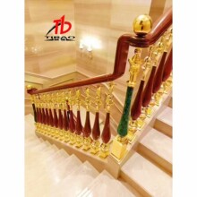 厂家直销楼梯扶手铝合金栏杆自建房别墅室内现代简约阳台护栏扶手