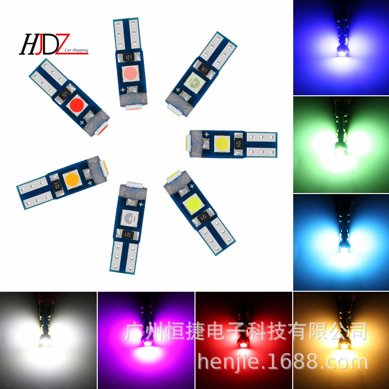 Car LED high -gloss instrument light T5 3030 3smd indicator light…