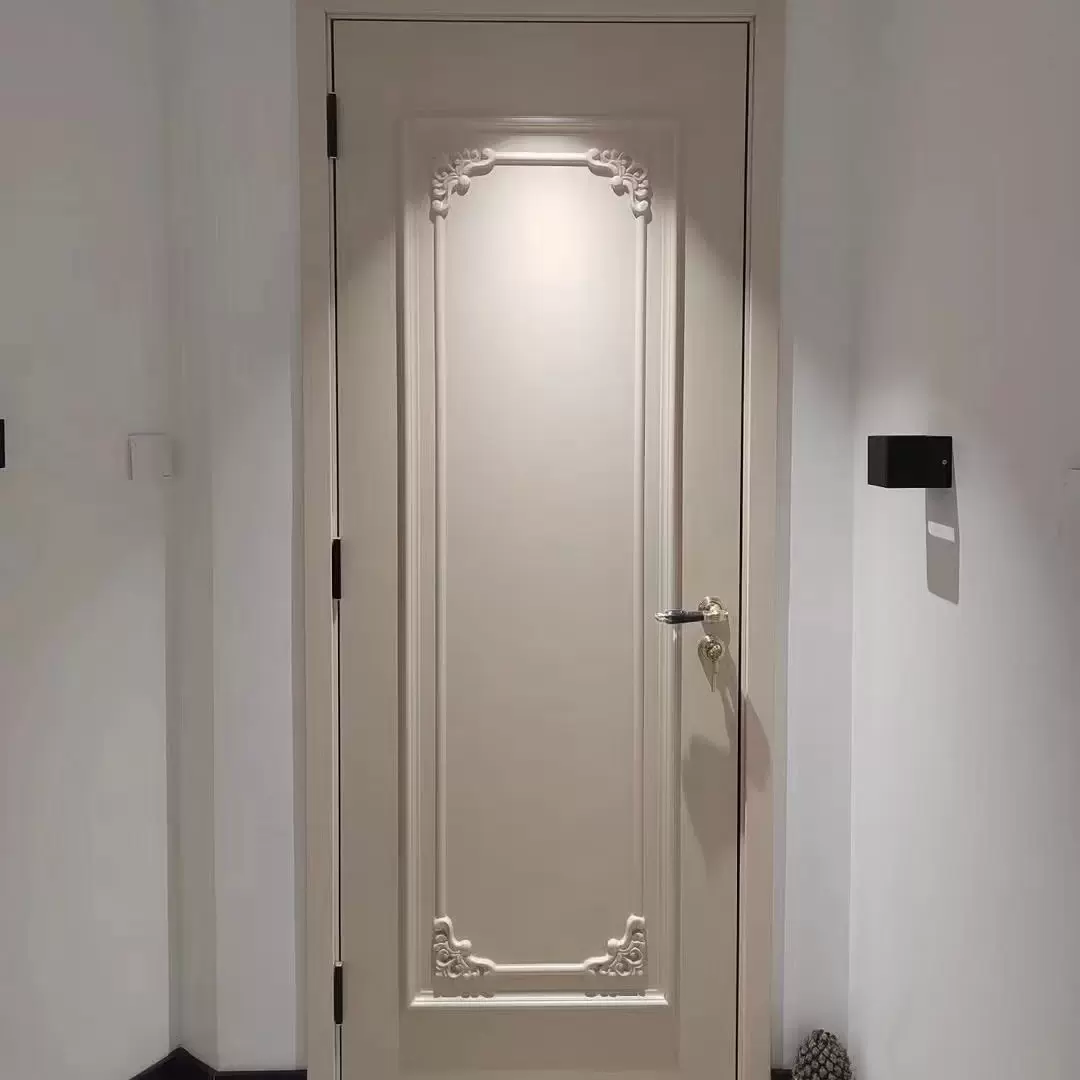 法式房门实木门拱形门出口烤漆吊趟门非标圆弧花园入户门定制