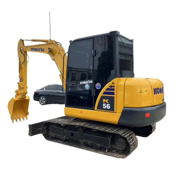 Excavadora de segunda mano Komatsu 56 Shengang 55 Hitachi 60 Komatsu 55 San-Y55 Kat 55, declaración de exportación de comercio exterior