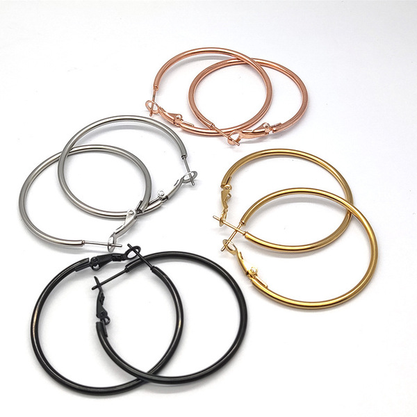 Earrings hip-hop style