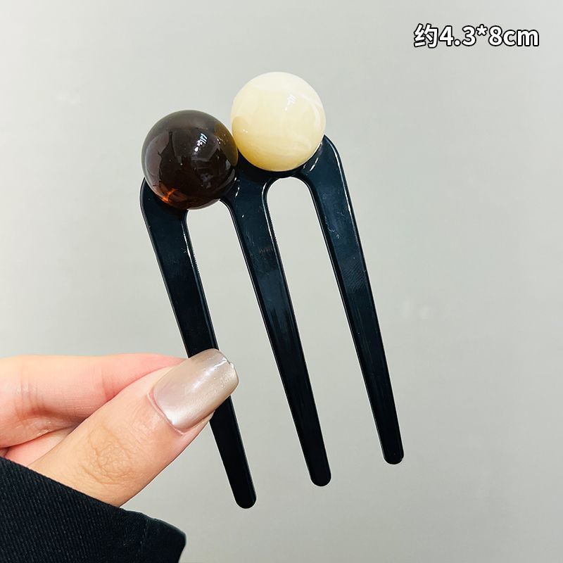 Horquilla en forma de U de alta calidad para mujer, horquilla para el cabello de todo fósforo diaria, horquilla para el cabello de la moda coreana, tocado, accesorios para el cabello con peine