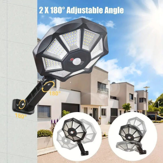 Solar lights outdoor garden lights dark automatic human body induction three-mode remote control solar outdoor lights
