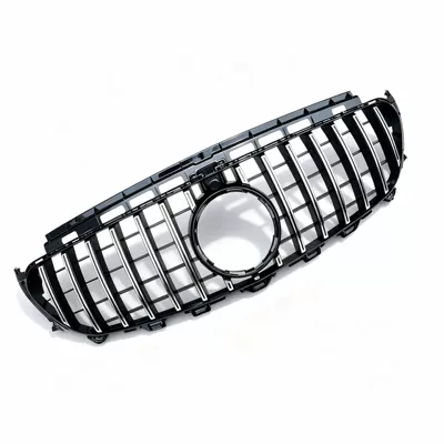 Mercedes-Benz E-Class W213 16-20 models, modified: Big Surrounded - gt-silver-center-grille