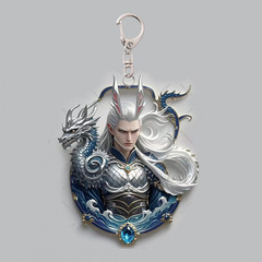 ネザ 2 魔児海の騒ぎ 新しいオウピン オウガング 見た目もハンサムなアクリルキーホルダー スタンドフレンド