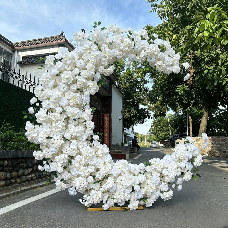 Propósitos de boda Moon Arch Proposal Background Wedding Hotel Fiesta de cumpleaños Moon Simulation Flower Art image 11