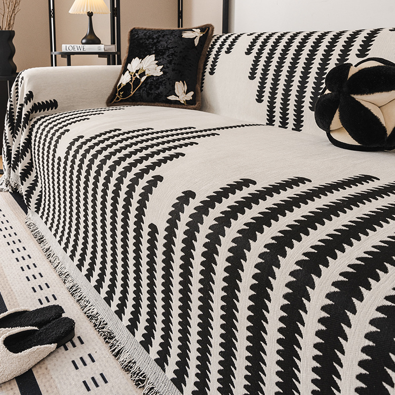 Luz de lujo cuatro estaciones toalla de sofá general nueva cubierta gruesa sofá antideslizante cojín de manta invierno 2025 nuevo