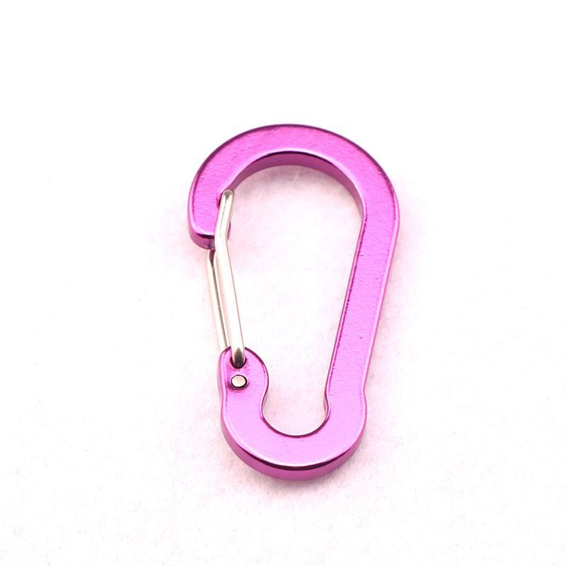 Alta calidad N ° 5 S-tipo aleación de aluminio hebilla de resorte 5 establece embalaje opp