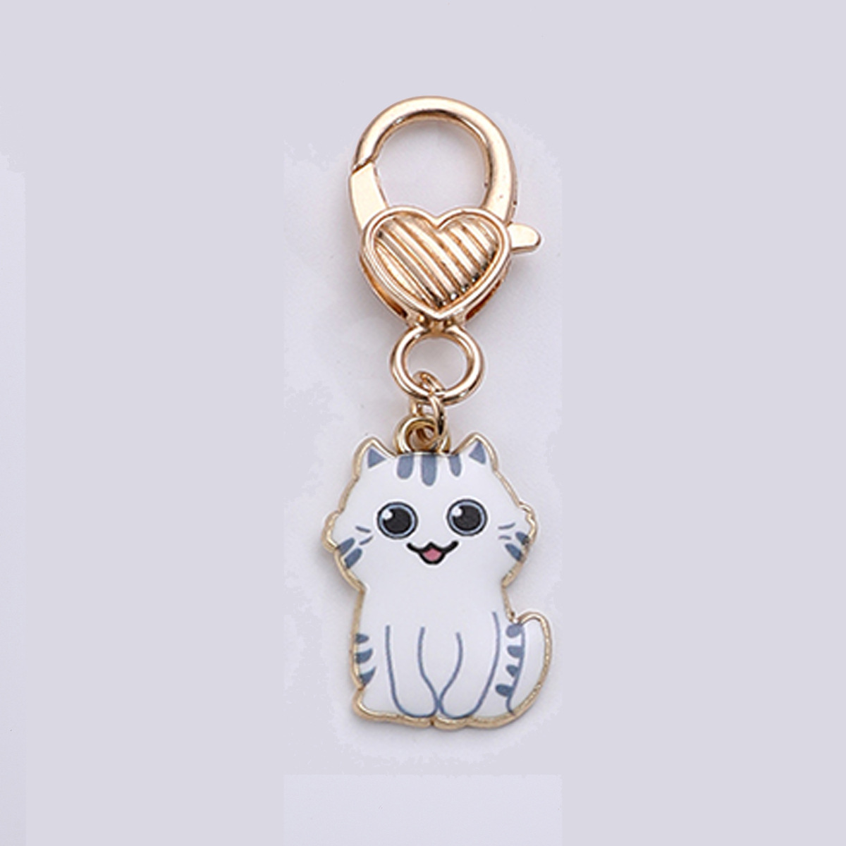 표정 고양이 흰색