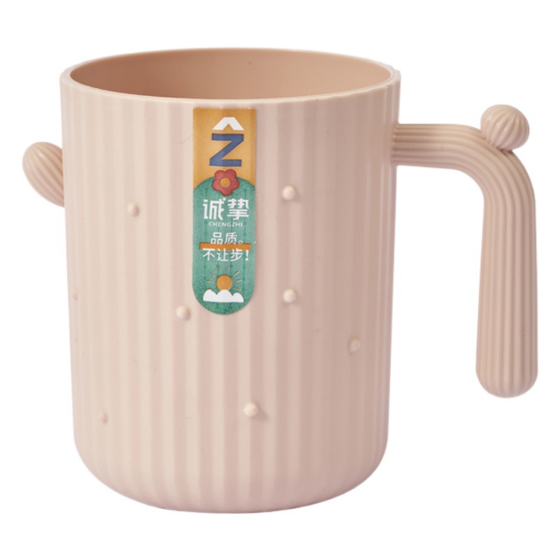Enjuague bucal creativo taza hogar taza multi-funcional cactus cepillo de dientes taza estudiante taza cepillo de dientes taza engrosada de gran capacidad
